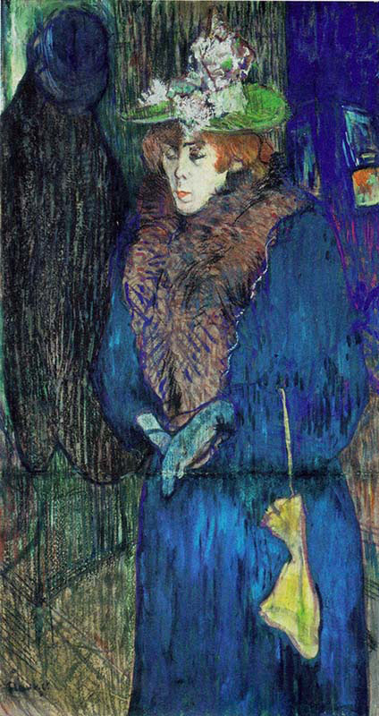 Jane Avril Entering the Moulin Rouge